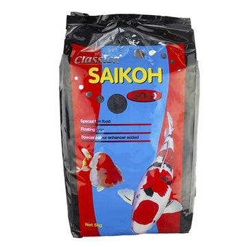 Saikoh Koi Goldfish Pond Bulk Food Medium Pellets 5kg - Amazing Amazon
